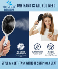 Rociador integrado en Mister Brush Navy con bruma uniforme