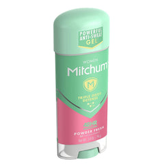 Fragancia fresca en polvo de Mitchum, desodorante en gel