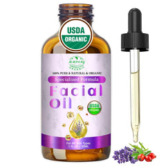 MMPANG botella de aceite facial orgánico para hidratación suave y rápida absorción.