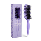 MMBVSZ Candybrush: cepillo ergonómico para desenredar rizos sin tirones.