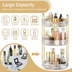 MOKANI Organizador de 3 niveles ajustables para labiales, perfumes y más.
