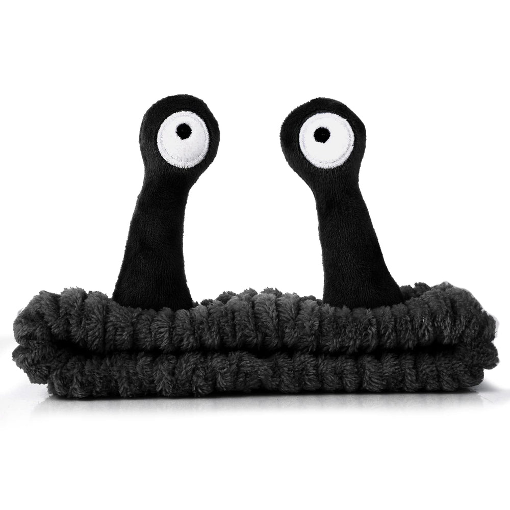 Molain diadema con diseño palma y caracol para lavado facial cómodo.