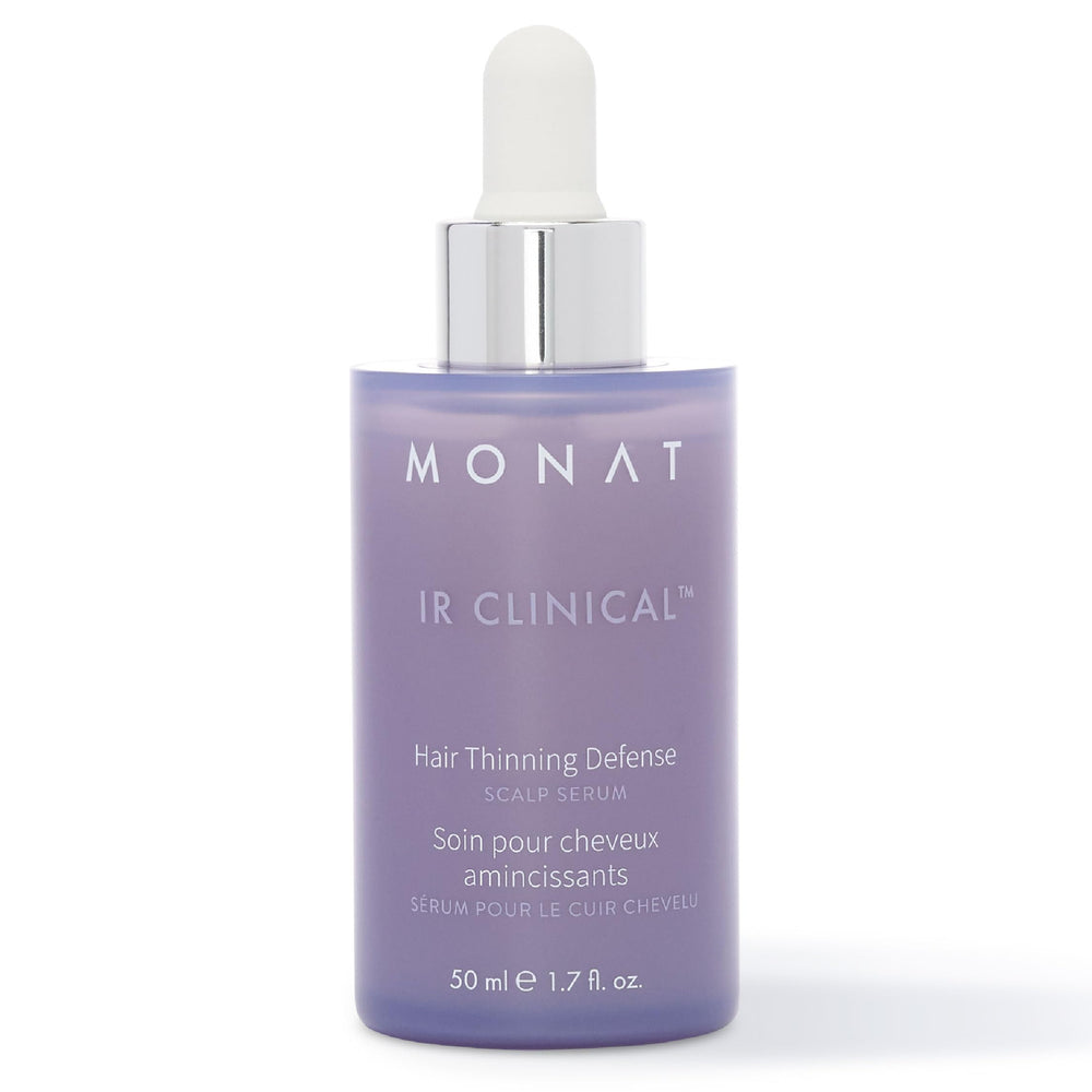 MONAT IR Clinical Suero cabelludo - botella lista para aplicar nutrición capilar.