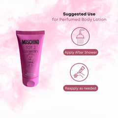 Caja del set Moschino Toy 2 Bubble Gum, empaque elegante para regalo