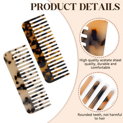 Mozeat Lens peine portatil, diseño leopard, sin mango.
