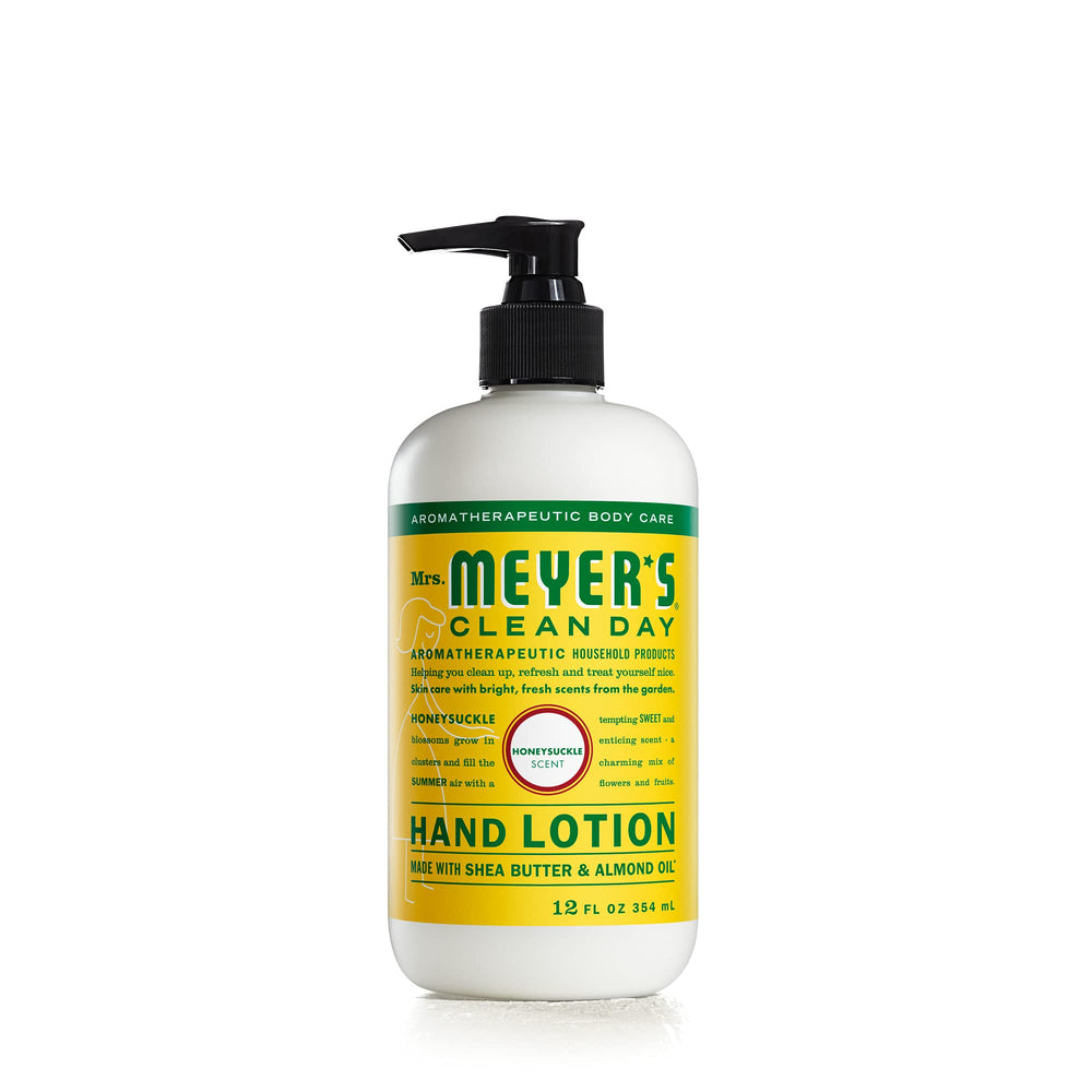 Mrs. Meyer's Clean Day crema de manos madreselva en botella, hidratante suave