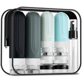 Mrsdry botellas de viaje de 16 piezas en estuche compacto para viaje organizado.