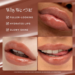 Labial miel-derretido Nature Republic rosa-marrón: color y brillo en una pasada.