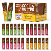 Nature’s Bees Cocoa Butter Lip Balm 24-pack tubes for daily moisture