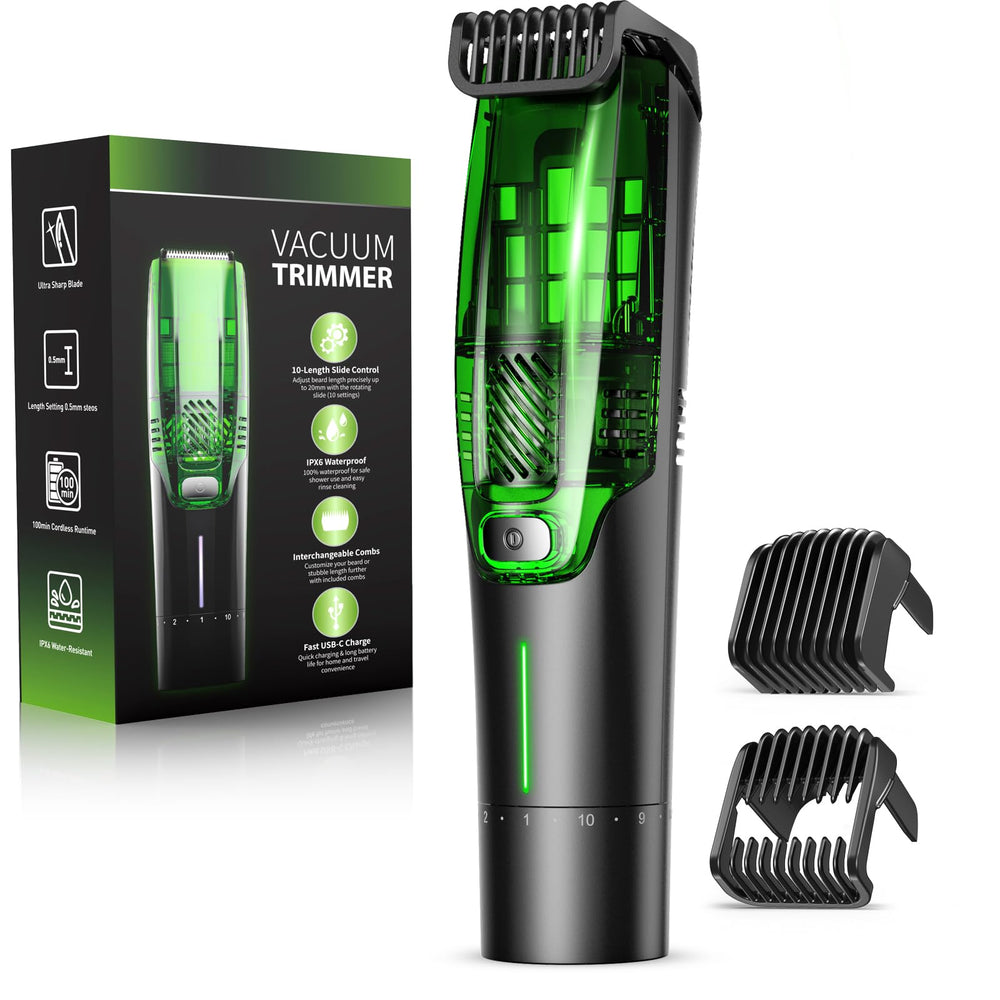 NAUQUOHZ recortadora de barba con diseño ergonómico para uso diario