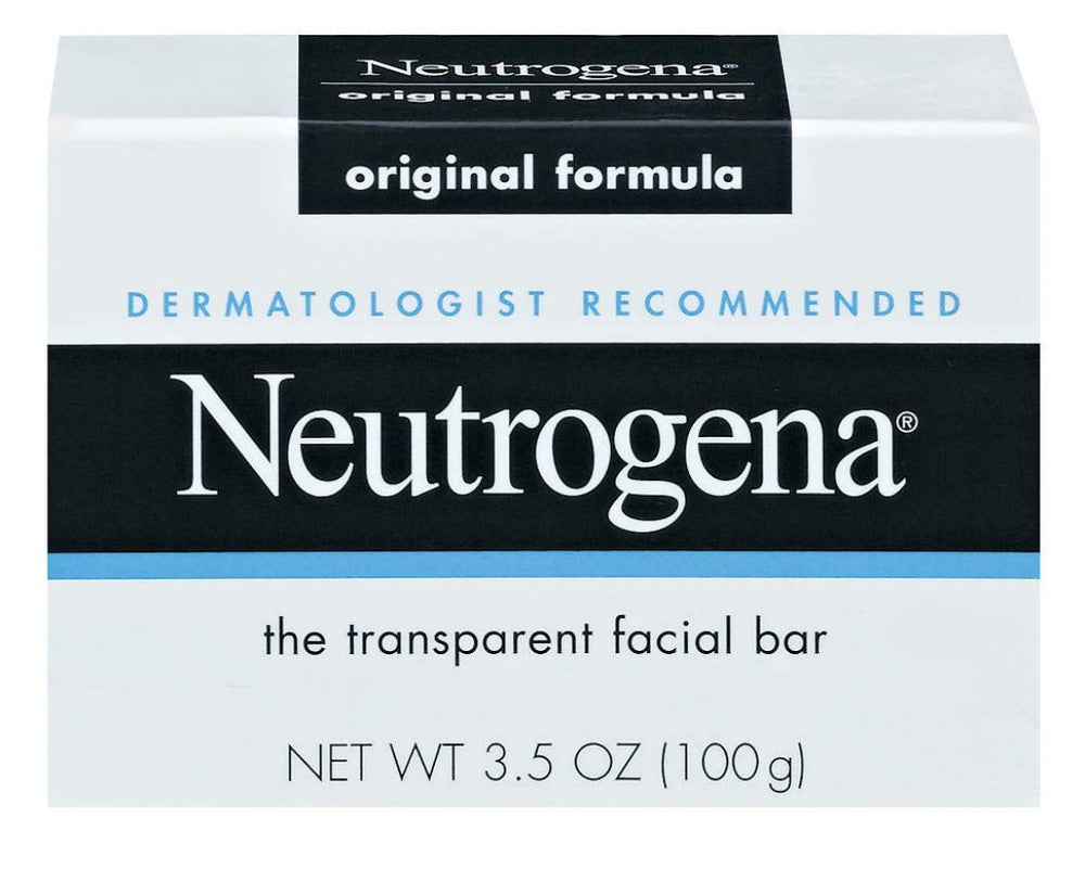Neutrogena Barra Jabon Original 3.5 oz: limpieza suave sin residuos.