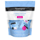 Neutrogena toallitas desmaquillantes sin fragancia para uso individual, limpieza suave.