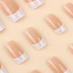 Uñas NEWSPIED cuadradas medianas, ajuste cómodo para uso diario.