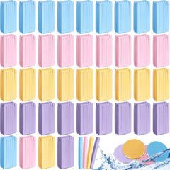 Nuogo esponja facial comprimida rosa para limpieza suave.