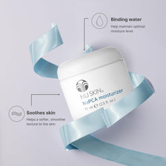 Nu Skin NaPCA con hialuronato de sodio, ayuda a retener humedad para un aspecto más relleno