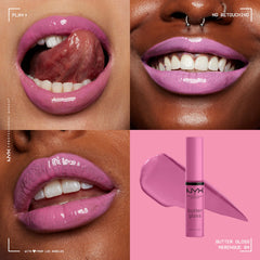 Butter Gloss Merengue ofrece textura ligera y cremosa para aplicar cómodamente
