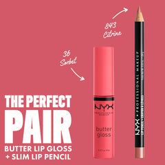 Labios suaves y brillantes con NYX Butter Gloss Sorbet