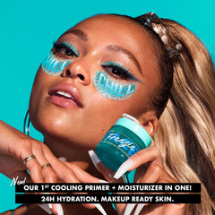 Textura de sorbet congelado en NYX Freezie para sensación fresca