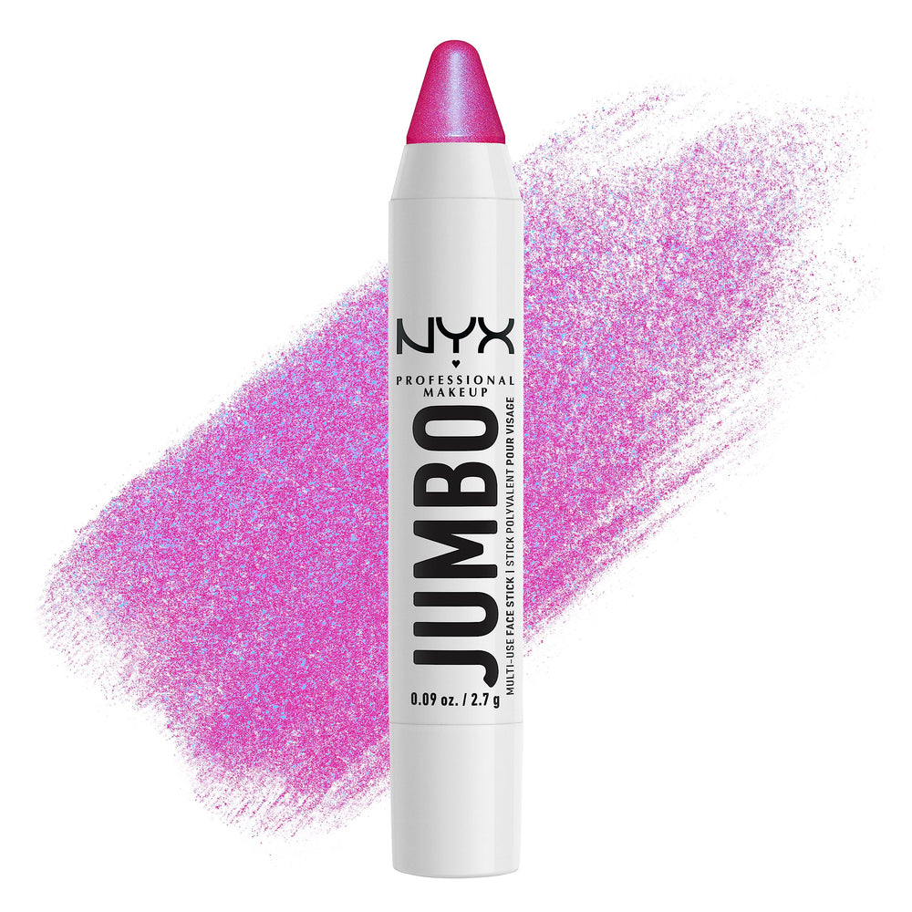 NYX iluminador Blueberry Muffin para brillo suave y duradero.