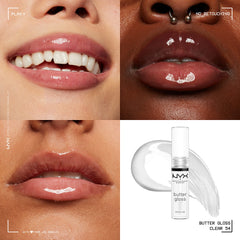 NYX Profesional Maquillaje, labios-suaves: brillo suave para uso diario.