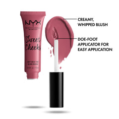 NYX Sweet Cheeks Baby Doll, textura cremosa que se funde con la piel