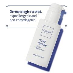 Obagi Hydrate – texture crême visuelle, application douce sans résidu gras