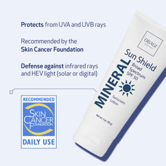 Obagi Sun Shield, textura ligera, aplicación rápida para uso diario.