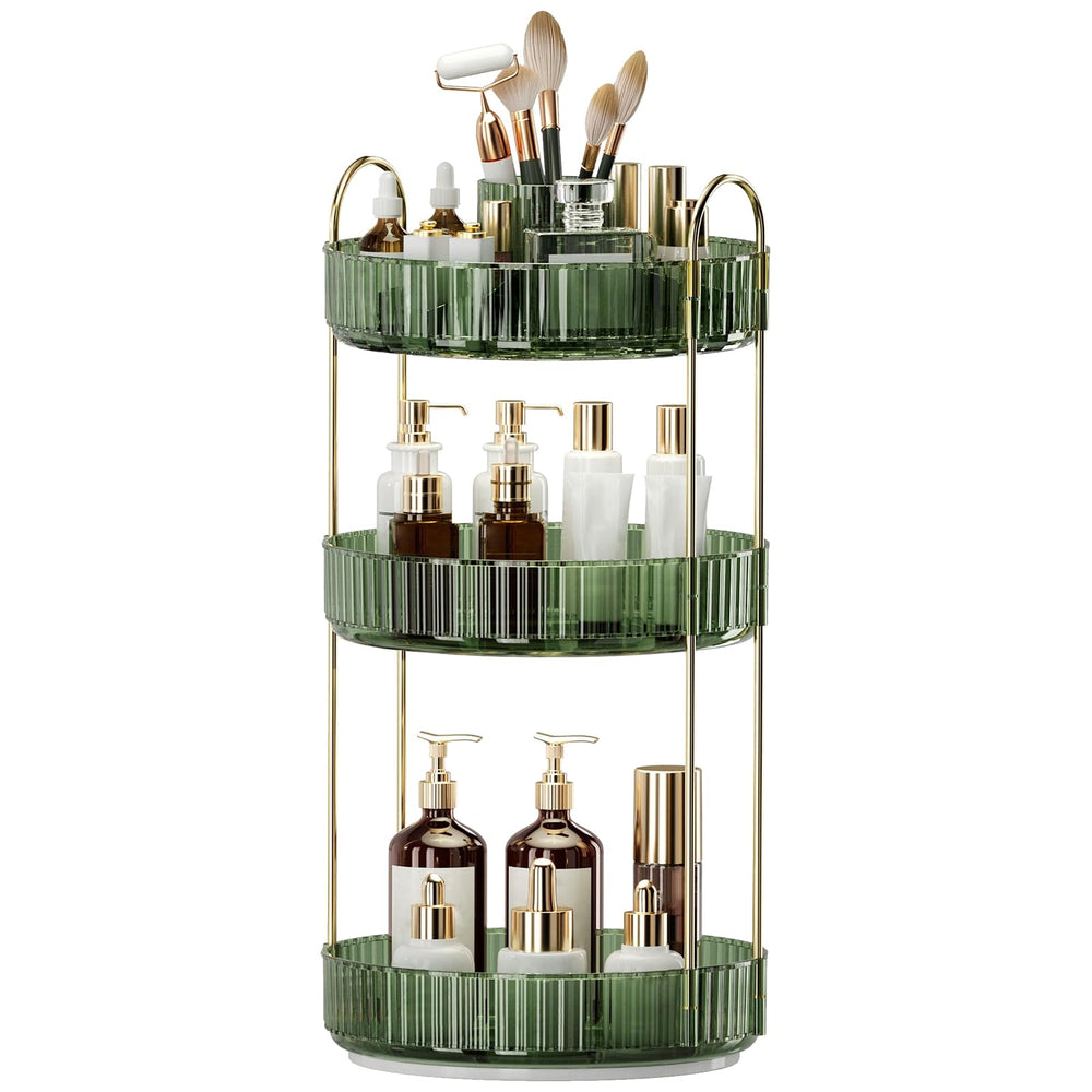 Oifecsie organizador-maquillaje-rotacion-360: acceso rápido a cosméticos.