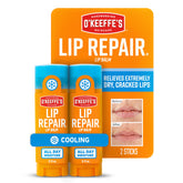 La barra Lip Repair de O'Keeffe's ofrece alivio refrescante para labios secos.