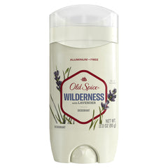 Desodorante Old Spice para hombres, botella bosque con lavanda, frescura duradera todo el día.