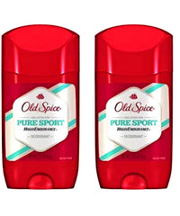 Old Spice Pure Sport Solido Desodorante, empaque de dos unidades, práctico para viaje.