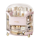 Omeily Organizador de maquillaje con gran capacidad para cosméticos y accesorios.