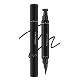 ONarisae delineador doble punta negro con sello para alas simétricas.