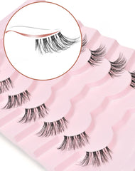 Pestañas Onlyall con banda transparente para look natural diario.