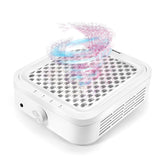 OpenLive Colectora polvo uñas 120W captura polvo durante limado para una zona de trabajo más limpia.