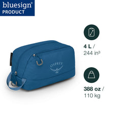 Osprey Daylite bolsa de aseo negra con cremallera doble para seguridad