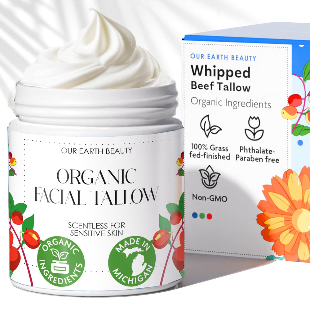 Our Earth Beauty crème visage veloutée bio offre une hydratation légère.