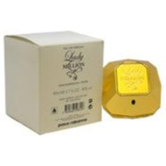 Paco Rabanne Lady Million, detalle de la botella, diseño elegante para llevar a diario.