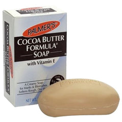 Palmer's Jabón crema manteca de cacao con vitamina E para piel suave.