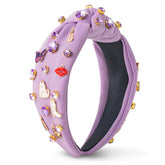 Diadema PANTIDE con nudo musical, brillo glamoroso para cualquier ocasión.