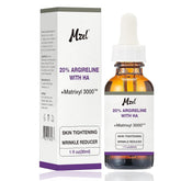 PAPABA serum Argireline Matrixyl 3000 en botella para aplicación fácil y piel suave.