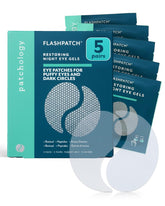 Parche ocular Patchology con retinol y colágeno, favorece una mirada más luminosa.