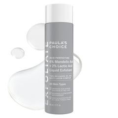 Paula's Choice exfoliante Mandelico 6% y Láctico 2%, botella, tono uniforme.