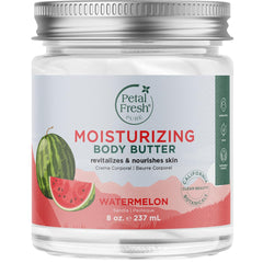 Petal Fresh crema de cuerpo sandía textura cremosa para piel suave.
