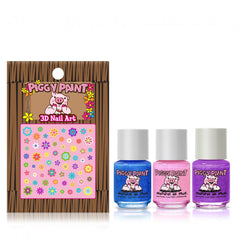 Piggy Paint brocha, aplicador fácil para uñas infantiles.
