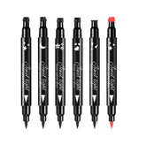 Pinkiou set delineador estampas dobles de 6 piezas para looks rápidos y creativos