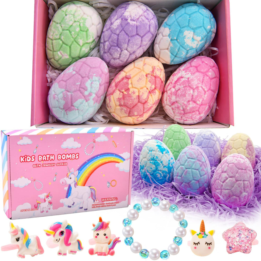 Piroo bombas de baño unicornio con sorpresa, ideal para diversión segura en el baño