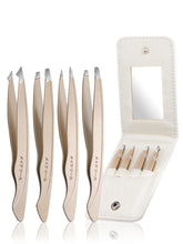 Plys kit pinzas cejas con espejo, ideal para retoques rápidos