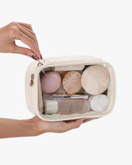 Pocmimut bolsa aseo transparente organiza artículos de higiene.