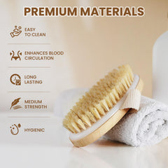 POPCHOSE cepillo para exfoliar y masajear la piel mejora la circulación
